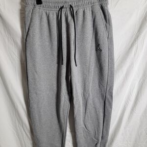 Jordan Gray Sweatpants with Black Details